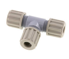 8x6mm Pa T-stuk Knelfitting 10bar [2 Stuks]