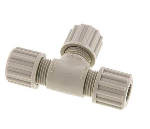 12x10mm Pp T-stuk Knelfitting 10bar