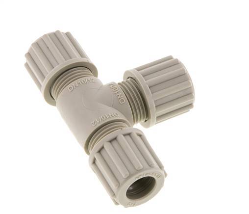 12x10mm Pp T-stuk Knelfitting 10bar