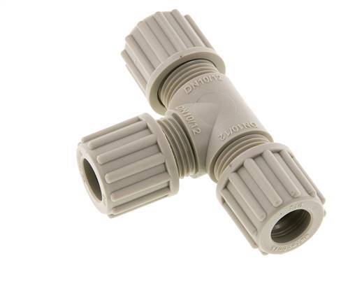 12x10mm Pp T-stuk Knelfitting 10bar
