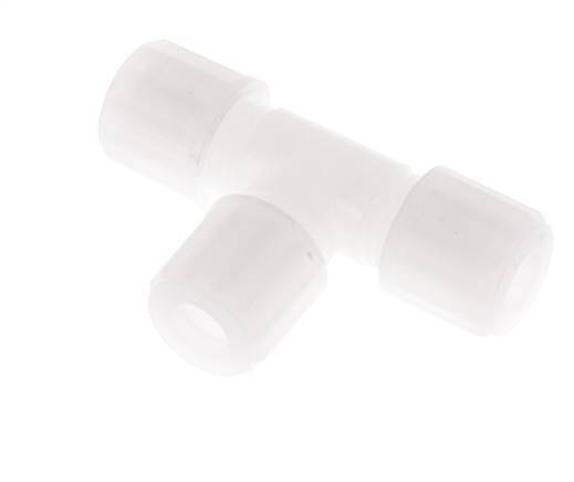 8x6mm Pvdf T-stuk Knelfitting 10bar