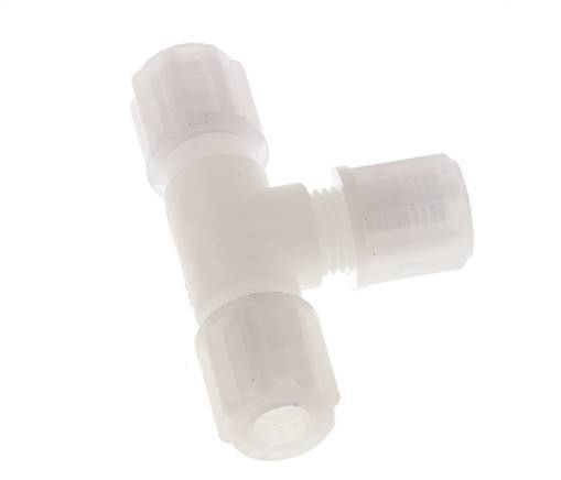 12x10mm Pvdf T-stuk Knelfitting 10bar