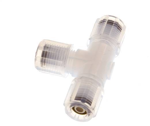 6x4mm Pfa T-stuk Snijringkoppeling 10bar