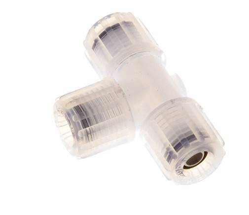 8x6mm Pfa T-stuk Snijringkoppeling 10bar