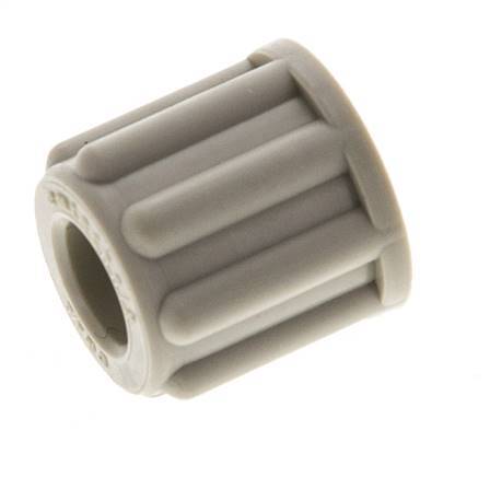 6x4 M10x1mm Union Nut PP Gekarteld [20 Stuks]