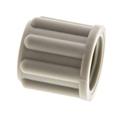 6x4 M10x1mm Union Nut PP Gekarteld [20 Stuks]