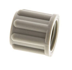 6x4 M10x1mm Union Nut PP Gekarteld [20 Stuks]