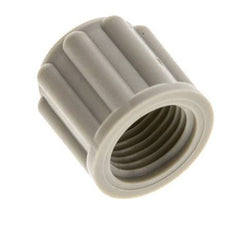 6x4 M10x1mm Union Nut PP Gekarteld [20 Stuks]