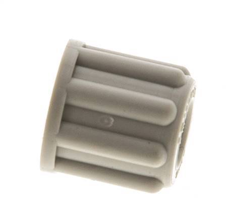 6x4 M10x1mm Union Nut PP Gekarteld [20 Stuks]