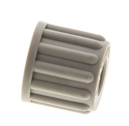 8x6mm (M14x1.5) PP Union Nut Knurled [10 Pieces]