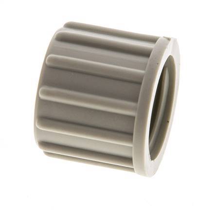 10x8 M16x1.5mm Union Nut PP Gekarteld [10 Stuks]