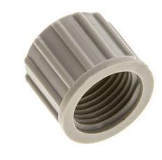10x8 M16x1.5mm Union Nut PP Gekarteld [10 Stuks]