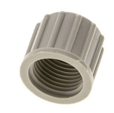 10x8 M16x1.5mm Union Nut PP Gekarteld [10 Stuks]