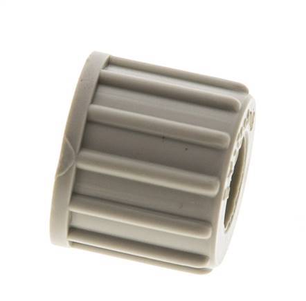 10x8 M16x1.5mm Union Nut PP Gekarteld [10 Stuks]