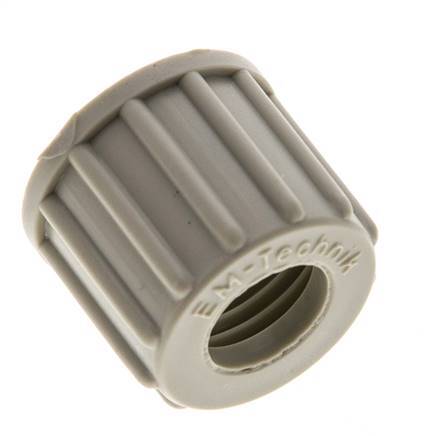 10x8 M16x1.5mm Union Nut PP Gekarteld [10 Stuks]