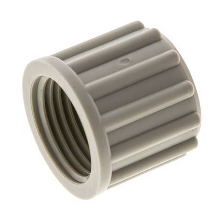 12x10 M18x1.5mm Wartelmoer PP Gekarteld [5 Stuks]