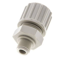 10x4mm & G1/8'' PP Straight Compression Fitting with Male Threads 10 bar PVC and PA