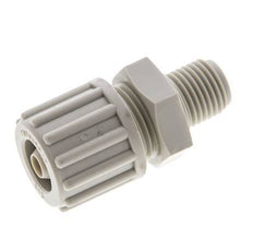 12x6mm & G1/4'' PP Straight Compression Fitting with Male Threads 10 bar PVC and PA