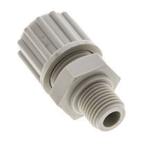 12x6mm & G1/4'' PP Straight Compression Fitting with Male Threads 10 bar PVC and PA