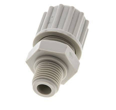 12x6mm & G1/4'' PP Straight Compression Fitting with Male Threads 10 bar PVC and PA