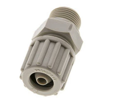 12x6mm & G3/8'' PP Straight Compression Fitting with Male Threads 10 bar PVC and PA