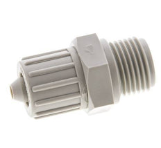 12x6mm & G1/2'' PP Straight Compression Fitting with Male Threads 10 bar PVC and PA