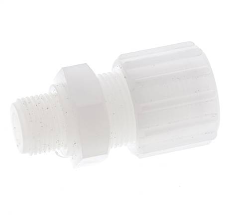 15x9mm & G3/8'' PVDF Straight Compression Fitting with Male Threads 10 bar PVC and PA