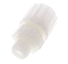 10x4mm & G1/2'' PVDF Straight Compression Fitting with Male Threads 10 bar PVC and PA