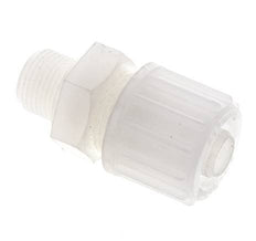 20x13mm & G3/8'' PVDF Straight Compression Fitting with Male Threads 10 bar PVC and PA