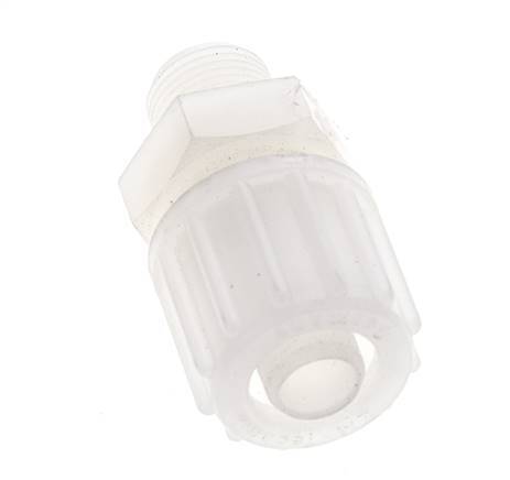 16x10mm & G1/2'' PVDF Straight Compression Fitting with Male Threads 10 bar PVC and PA