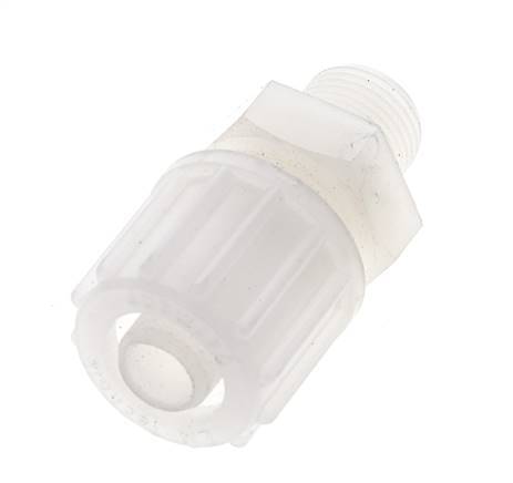 15x9mm & G1/2'' PVDF Straight Compression Fitting with Male Threads 10 bar PVC and PA