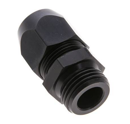 16x10mm & G1/2'' Aluminum Straight Compression Fitting with Male Threads 10 bar PVC and PA