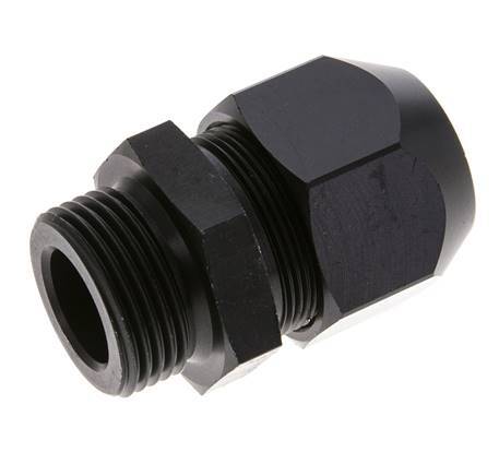 26x19mm & G1'' Aluminum Straight Compression Fitting with Male Threads 10 bar PVC and PA