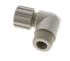 15x9mm & G3/4'' PP Elbow Compression Fitting with Male Threads 10 bar PVC and PA