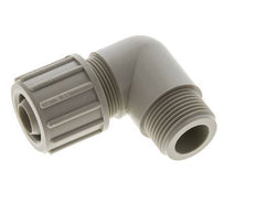 20x13mm & G3/4'' PP Elbow Compression Fitting with Male Threads 10 bar PVC and PA
