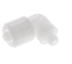 12x6mm & G1/8'' PVDF Elbow Compression Fitting with Male Threads 10 bar PVC and PA