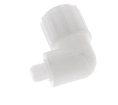 12x6mm & G1/8'' PVDF Elbow Compression Fitting with Male Threads 10 bar PVC and PA