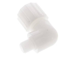 15x9mm & G1/4'' PVDF Elbow Compression Fitting with Male Threads 10 bar PVC and PA