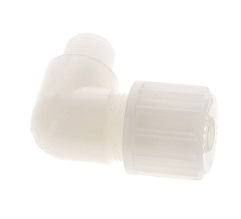 15x9mm & G1/2'' PVDF Elbow Compression Fitting with Male Threads 10 bar PVC and PA