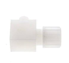 20x13mm & G3/8'' PVDF Elbow Compression Fitting with Male Threads 10 bar PVC and PA