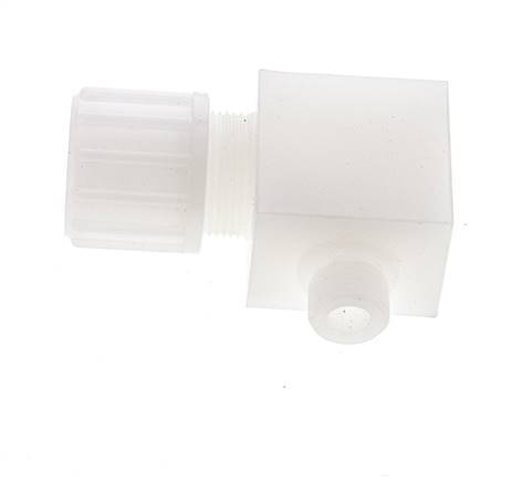 20x13mm & G3/8'' PVDF Elbow Compression Fitting with Male Threads 10 bar PVC and PA