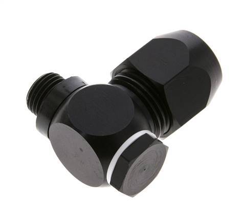 15x9mm & G1/4'' Aluminum Elbow Compression Fitting with Male Threads 10 bar PVC and PA