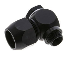 20x13mm & G3/8'' Aluminum Elbow Compression Fitting with Male Threads 10 bar PVC and PA