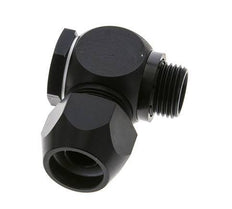 20x13mm & G1/2'' Aluminum Elbow Compression Fitting with Male Threads 10 bar PVC and PA