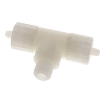 10x4mm & G1/4'' PVDF T-stuk Knelfitting Buitendraad 10bar Kunststof en Polyamide