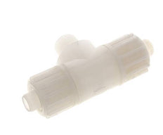 16x10mm & G3/8'' PVDF T-Shape Tee Compression Fitting with Male Threads 10 bar PVC and PA
