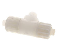 16x10mm & G3/8'' PVDF T-stuk Knelfitting Buitendraad 10bar Kunststof en Polyamide
