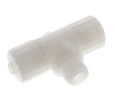 15x9mm & G1/2'' PVDF T-stuk Knelfitting Buitendraad 10bar Kunststof en Polyamide