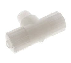 15x9mm & G1/2'' PVDF T-stuk Knelfitting Buitendraad 10bar Kunststof en Polyamide