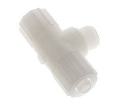 15x9mm & G1/2'' PVDF T-stuk Knelfitting Buitendraad 10bar Kunststof en Polyamide